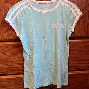 Guess teal T shirt